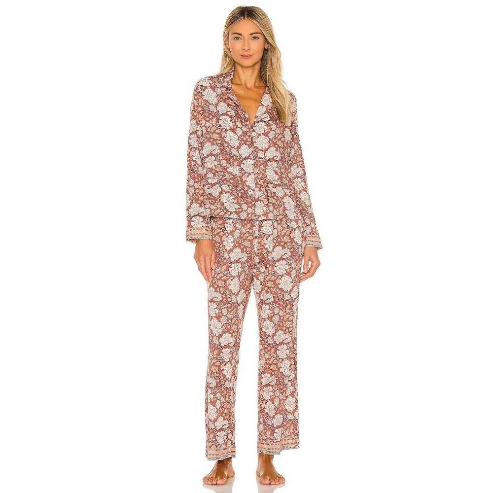 Cleobella Venuss PJ Set Rhada Block Floral - Picture 2 of 5